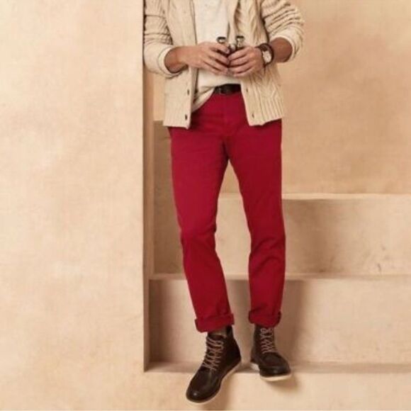 NWT Banana Republic Slim Rapid Movement Chino 42W SHORT